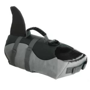 Gray life jacket for dogs