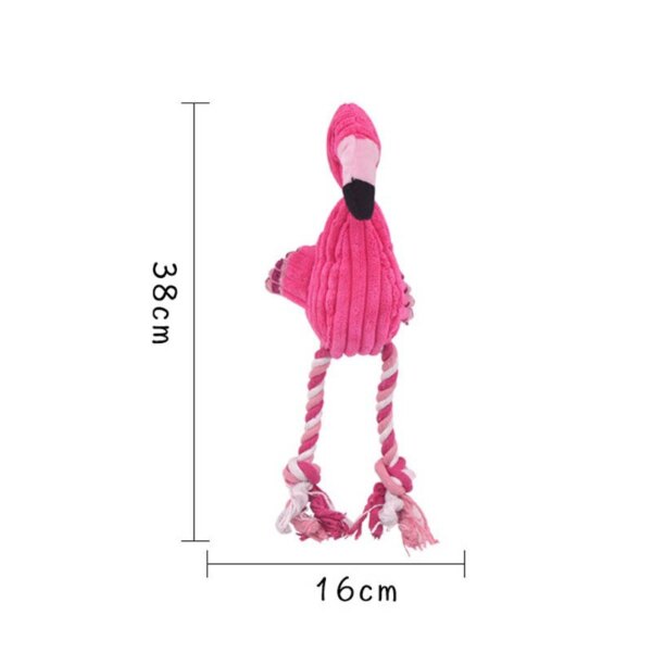 Flamingo dog toys