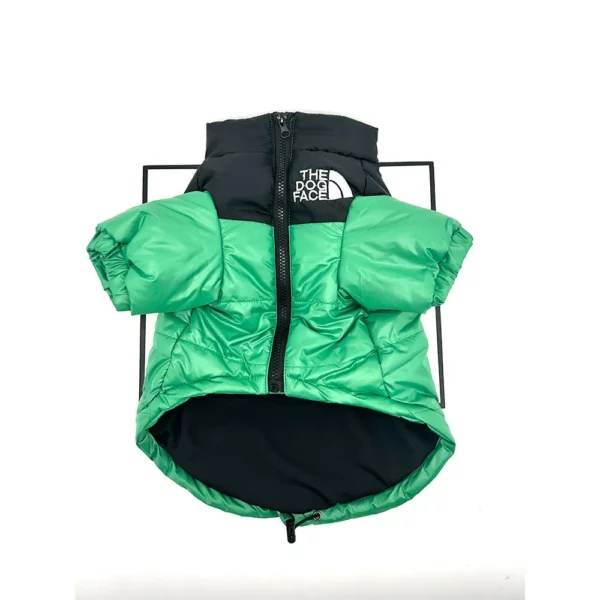 Down jacket for dogs in warm, thick down