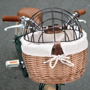 Front handlebar basket for dog