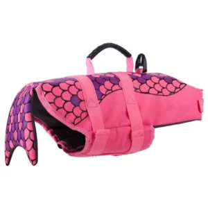 Pink life vest for dogs