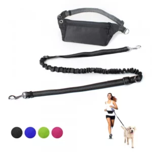 Fanny pack with dog leash