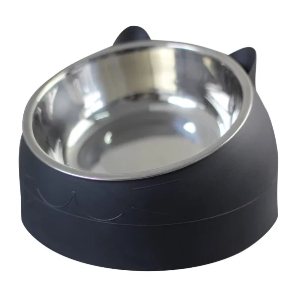 Slanted Cat Ear Shaped Dog Bowl