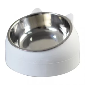 Slanted Cat Ear Shaped Dog Bowl