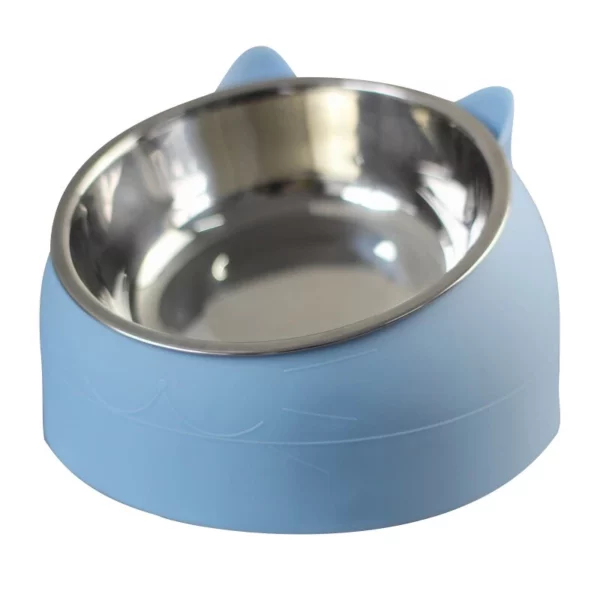 Slanted Cat Ear Shaped Dog Bowl