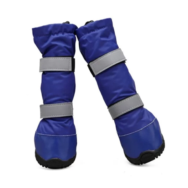 Solid color non-slip boots for large dogs