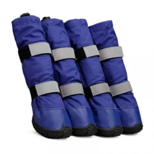 Solid color non-slip boots for large dogs