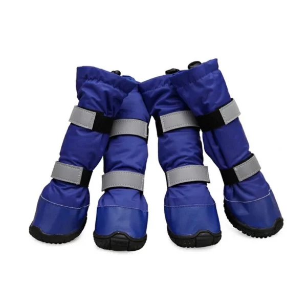 Solid color non-slip boots for large dogs