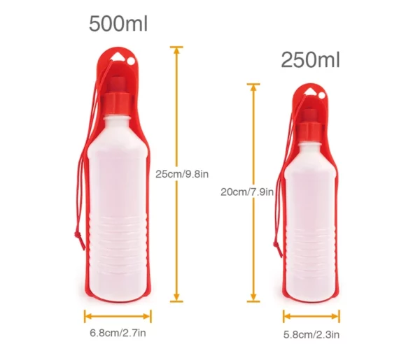 Portable Plastic Dog Water Bottle