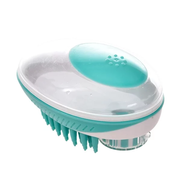 Silicone dog bath brush