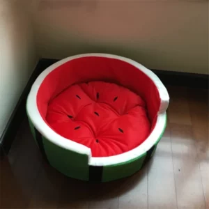 Watermelon Shaped Dog Sofa Bed