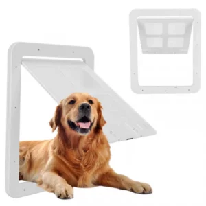 Plastic dog flap