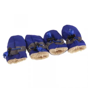 Solid Color Warm Dog Slippers