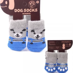 Multicolored warm cotton slippers for dogs