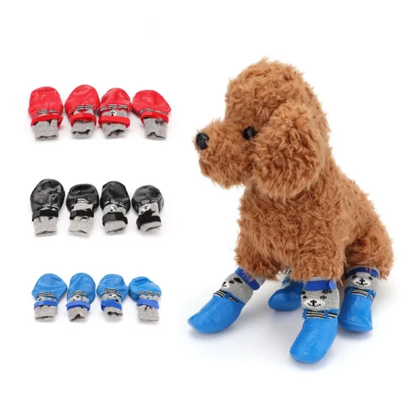 Waterproof non-slip dog shoes