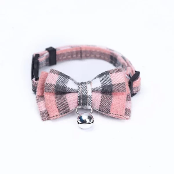 Chic Plaid Dog Collar