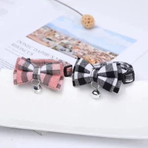 Chic Plaid Dog Collar