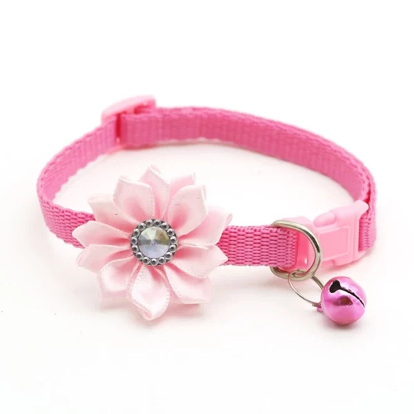 Flower Pattern Dog Collar