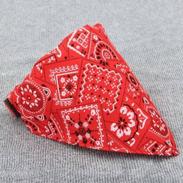 Bandana collar with drawing print for dogs