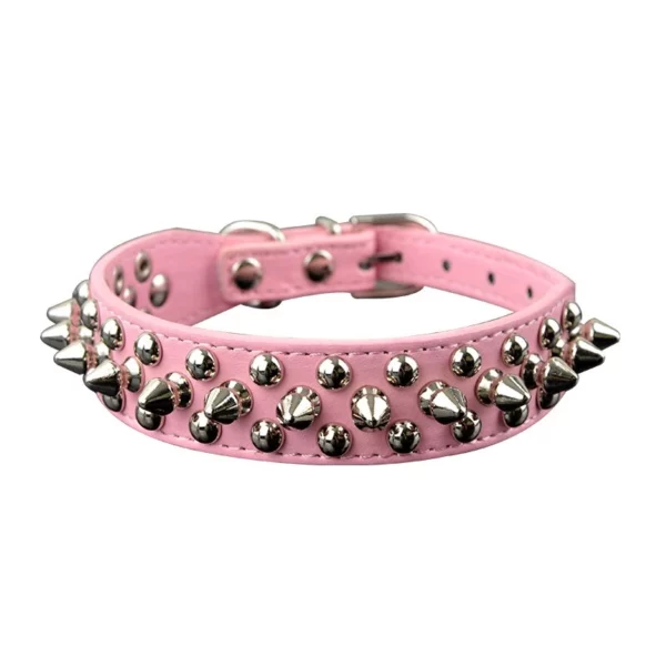 Studded Round Spike Collars for Dogs