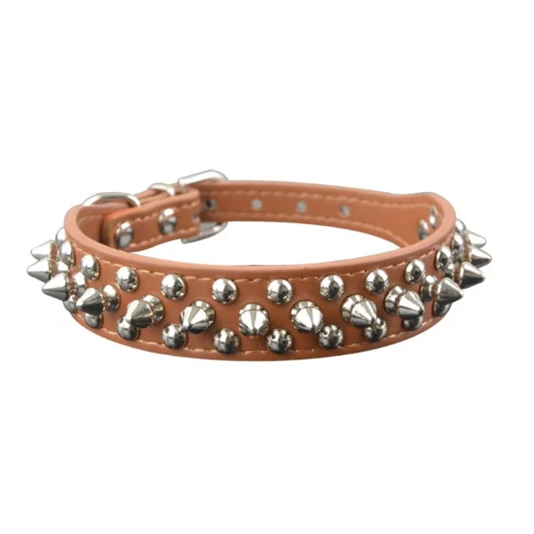 Studded Round Spike Collars for Dogs