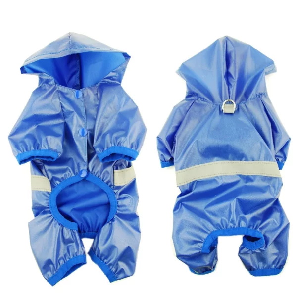 Hooded dog jumpsuit