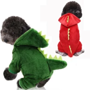 Halloween costume for dinosaur dog