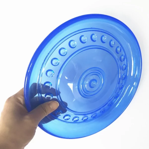 Soft rubber flying disc for dogs