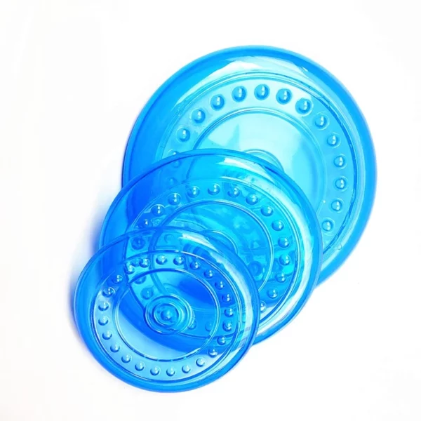 Soft rubber flying disc for dogs