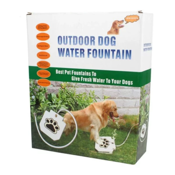 Outdoor automatic water dispenser for dogs