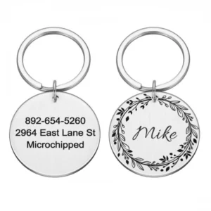 Personalized identification tag for dogs