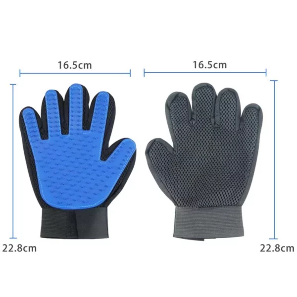 Dog grooming and massage glove