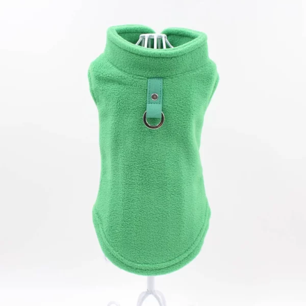 Soft fleece dog vest