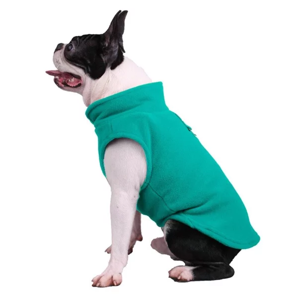 Soft fleece dog vest