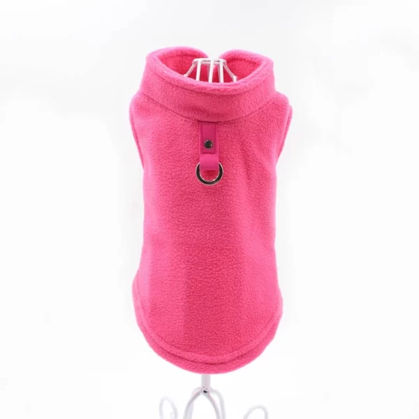 Soft fleece dog vest