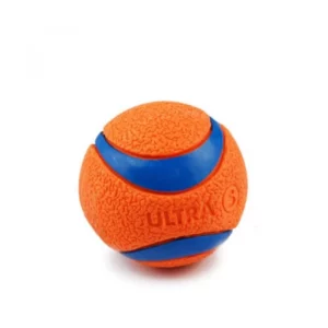 Rubber ball toy for dogs