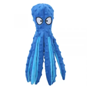 Octopus shaped dog toy