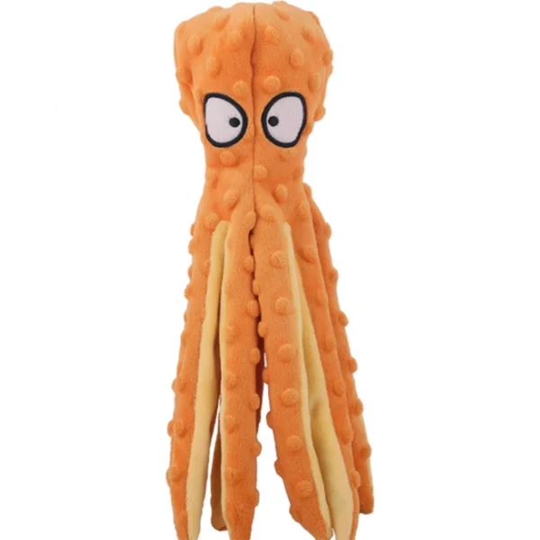 Octopus shaped dog toy