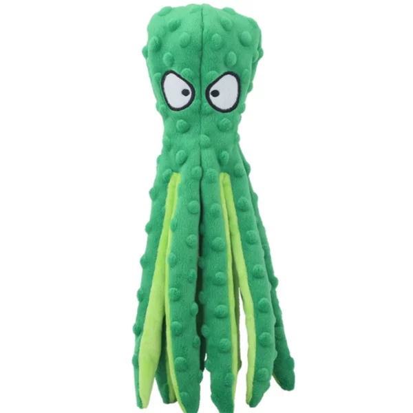 Octopus shaped dog toy