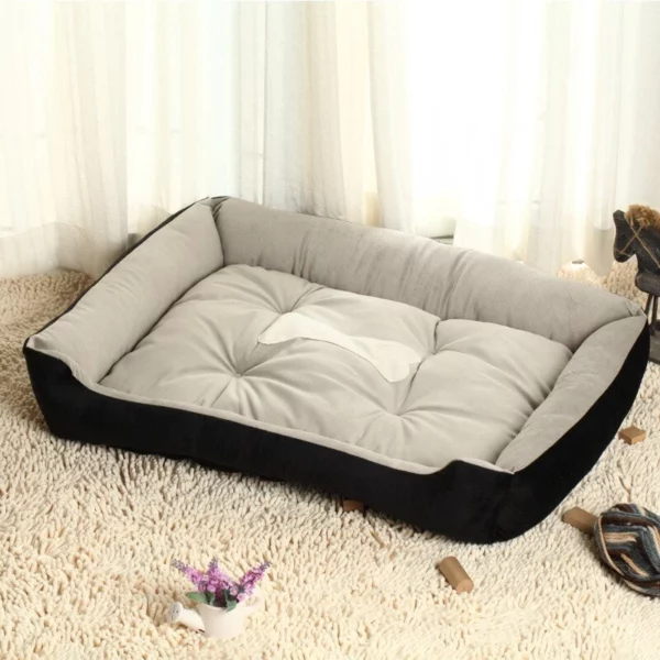 Bone Pattern Dog Bed