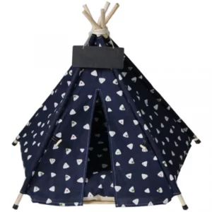 Tent-shaped dog bed