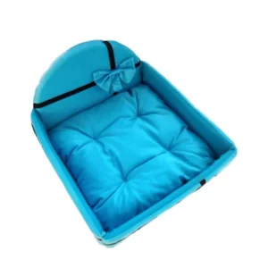 Plush bed for dogs