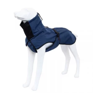 Coat with plush collar for dogs