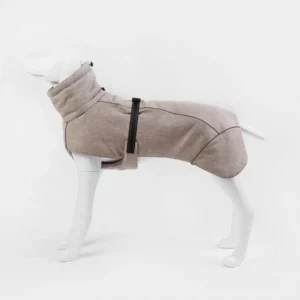 Warm and thick high collar coat for dogs