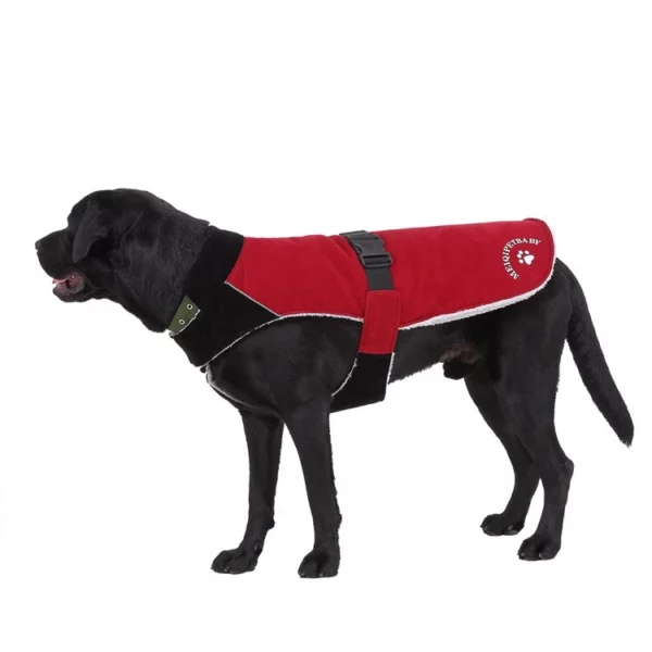 Solid color fleece coat for dogs