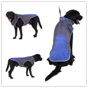 Reflective fleece coat for dogs