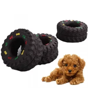 Mini tire chew toys for dogs