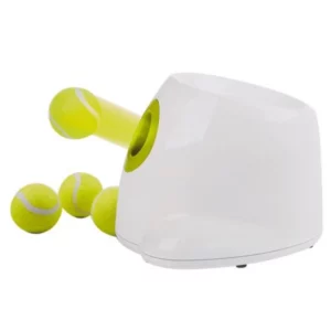 Mini tennis ball launcher for dogs