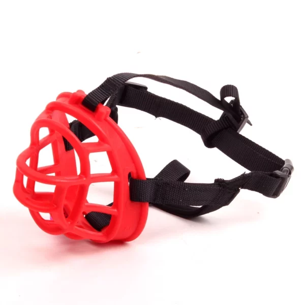 Comfortable and soft silicone muzzle for dogs