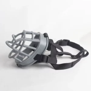 Comfortable and soft silicone muzzle for dogs